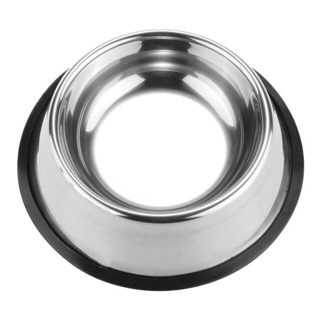 Stainless Steel Dog Food Bowl InfiniteWags Large (22cm) 