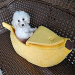 Banana Shaped Dog/Cat Bed InfiniteWags 