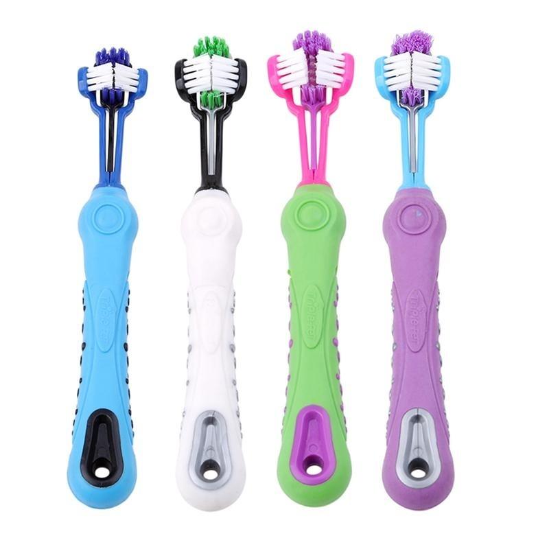 Pet Toothbrush - Three Sided InfiniteWags 