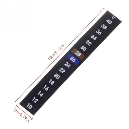 Aquarium Thermometer Sticker - Digital Dual Scale Stick-on Thermometer InfiniteWags 