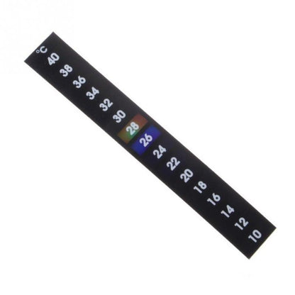 Aquarium Thermometer Sticker - Digital Dual Scale Stick-on Thermometer InfiniteWags 