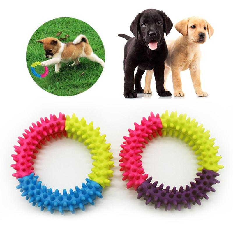 Circle Rubber Dog Chew Toy InfiniteWags 
