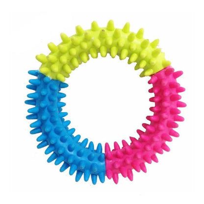 Circle Rubber Dog Chew Toy InfiniteWags 
