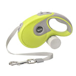Retractable Dog Leash with Bag Holder - 5 Meter InfiniteWags Green 