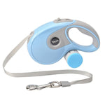Retractable Dog Leash with Bag Holder - 5 Meter InfiniteWags Blue 