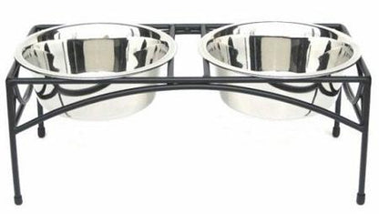 Regal Double Elevated Feeder Pet Feeders PetsStop Small 