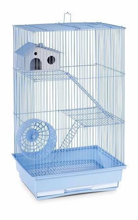 Three Story Hamster & Gerbil Cage - Prevue Hendryx Small Pet Products Prevue Hendryx Lite Blue 