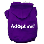 Adopt Me Dog Hoodie MIRAGE PET PRODUCTS Lg Purple 