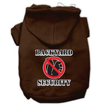 Backyard Security Dog Hoodie MIRAGE PET PRODUCTS L Brown 