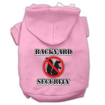Backyard Security Dog Hoodie MIRAGE PET PRODUCTS L Light Pink 