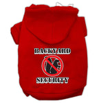 Backyard Security Dog Hoodie MIRAGE PET PRODUCTS L Red 