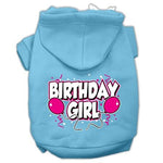 Birthday Girl Dog Hoodie MIRAGE PET PRODUCTS Lg Baby Blue 