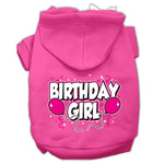 Birthday Girl Dog Hoodie MIRAGE PET PRODUCTS Lg Bright Pink 