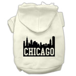 Chicago Skyline Dog Hoodie MIRAGE PET PRODUCTS Lg Cream 