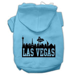Las Vegas Skyline Dog Hoodie MIRAGE PET PRODUCTS Lg Baby Blue 