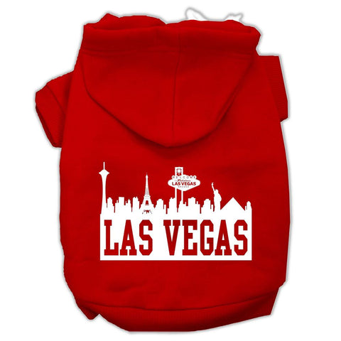 Las Vegas Skyline Dog Hoodie MIRAGE PET PRODUCTS Lg Red 