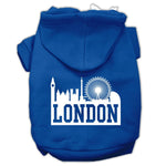 London Skyline Dog Hoodie MIRAGE PET PRODUCTS Lg Blue 
