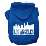 Los Angeles Dog Hoodie MIRAGE PET PRODUCTS Lg Blue 