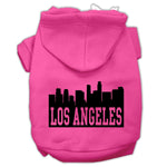 Los Angeles Dog Hoodie MIRAGE PET PRODUCTS Lg Bright Pink 