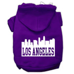 Los Angeles Dog Hoodie MIRAGE PET PRODUCTS Lg Purple 