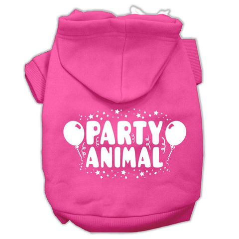 Party Animal Dog Hoodie MIRAGE PET PRODUCTS Lg Bright Pink 