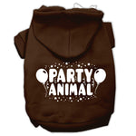 Party Animal Dog Hoodie MIRAGE PET PRODUCTS Lg Brown 