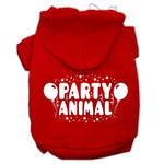 Party Animal Dog Hoodie MIRAGE PET PRODUCTS Lg Red 