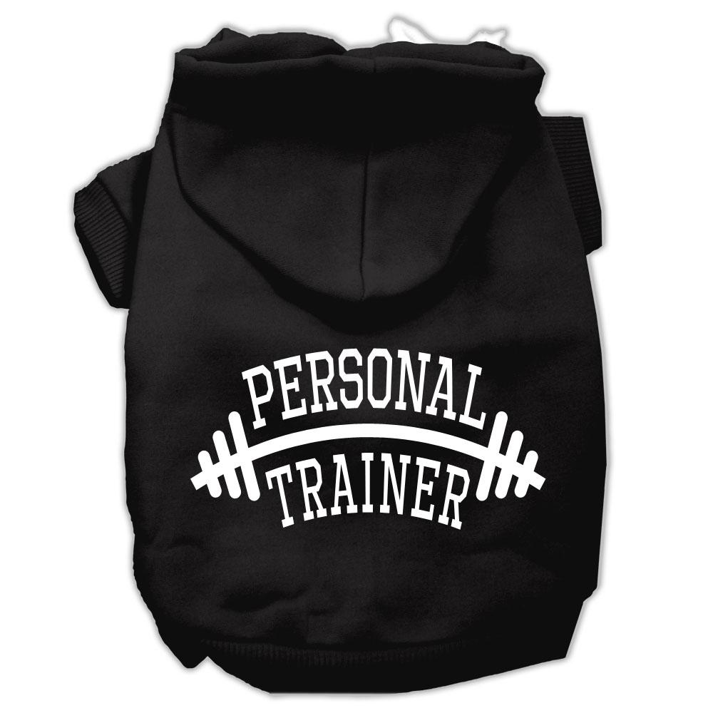Personal Trainer Dog Hoodie MIRAGE PET PRODUCTS Lg Black 