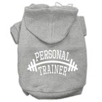 Personal Trainer Dog Hoodie MIRAGE PET PRODUCTS Lg Grey 