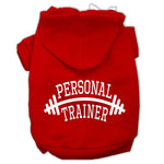 Personal Trainer Dog Hoodie MIRAGE PET PRODUCTS Lg Red 