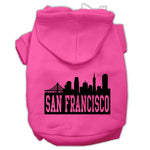 San Francisco Dog Hoodie MIRAGE PET PRODUCTS Lg Bright Pink 