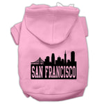 San Francisco Dog Hoodie MIRAGE PET PRODUCTS Lg Light Pink 
