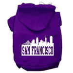 San Francisco Dog Hoodie MIRAGE PET PRODUCTS Lg Purple 