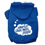 Smarter than Most People Dog Hoodie MIRAGE PET PRODUCTS 