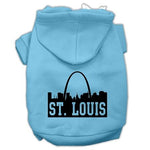 St Louis Dog Hoodie MIRAGE PET PRODUCTS Lg Baby Blue 