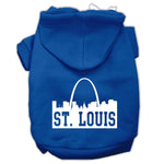 St Louis Dog Hoodie MIRAGE PET PRODUCTS Lg Blue 