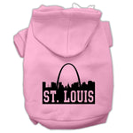 St Louis Dog Hoodie MIRAGE PET PRODUCTS Lg Light Pink 