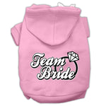 Team Bride Dog Hoodie MIRAGE PET PRODUCTS Lg Light Pink 