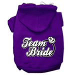 Team Bride Dog Hoodie MIRAGE PET PRODUCTS Lg Purple 