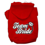 Team Bride Dog Hoodie MIRAGE PET PRODUCTS Lg Red 