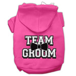 Team Groom Dog Hoodie MIRAGE PET PRODUCTS Lg Bright Pink 