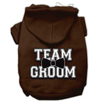 Team Groom Dog Hoodie MIRAGE PET PRODUCTS Lg Brown 
