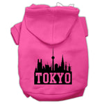 Tokyo Skyline Pet Hoodie MIRAGE PET PRODUCTS Lg Bright Pink 