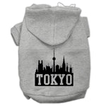 Tokyo Skyline Pet Hoodie MIRAGE PET PRODUCTS Lg Grey 