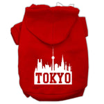 Tokyo Skyline Pet Hoodie MIRAGE PET PRODUCTS Lg Red 