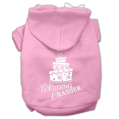 Wedding Crasher Dog Hoodie MIRAGE PET PRODUCTS Lg Light Pink 