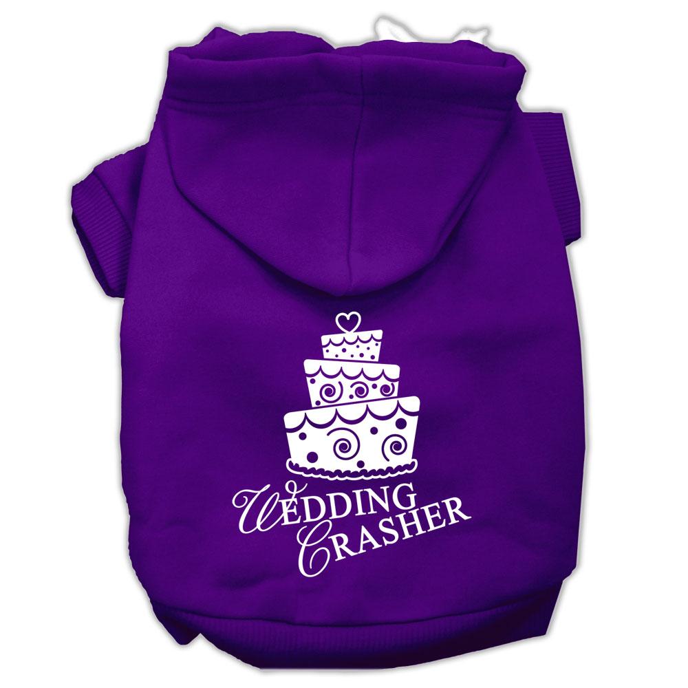 Wedding Crasher Dog Hoodie MIRAGE PET PRODUCTS Lg Purple 