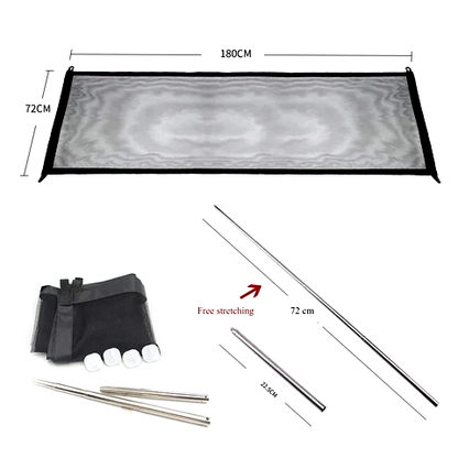 Universal Dog Gate - Nylon Mesh - Attach Anywhere InfiniteWags 