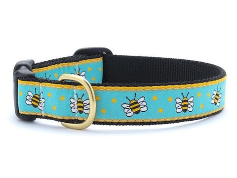 Bee Pattern Dog Collar - UpCountry Bee Collection UpCountryInc 