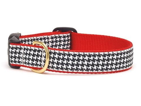 Houndstooth Dog Collar - UpCountry Classic Black Houndstooth Dog Collection UpCountryInc 